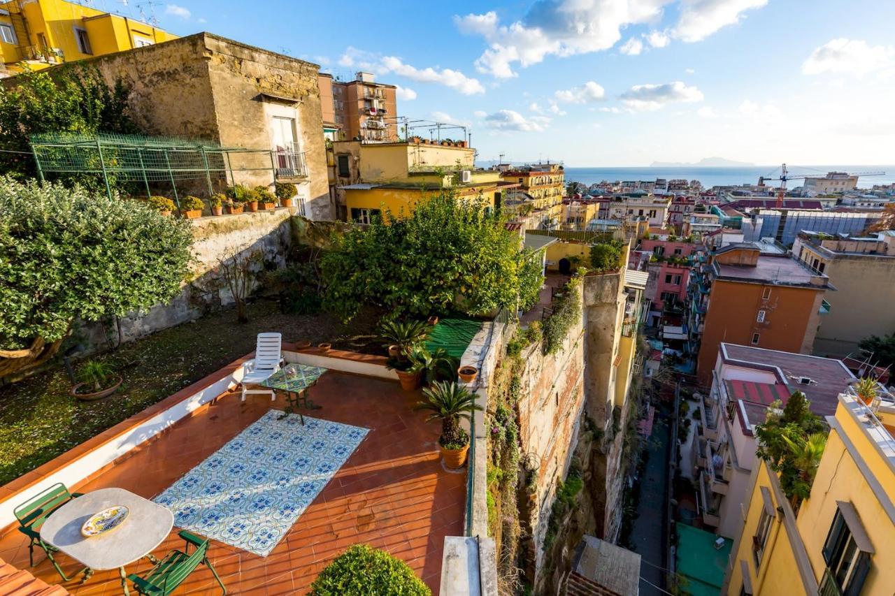 Villa Paola - Hidden Panoramic Garden And Terraces By Napoliapartments Exterior foto