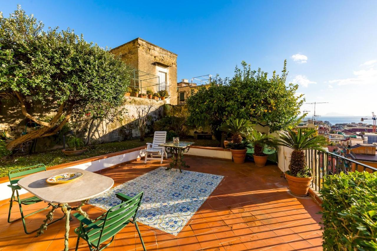 Villa Paola - Hidden Panoramic Garden And Terraces By Napoliapartments Exterior foto