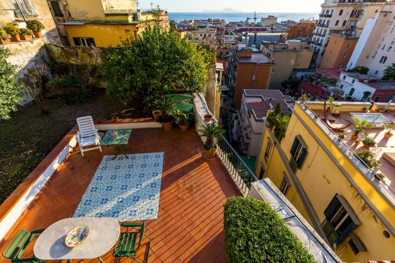 Villa Paola - Hidden Panoramic Garden And Terraces By Napoliapartments Exterior foto