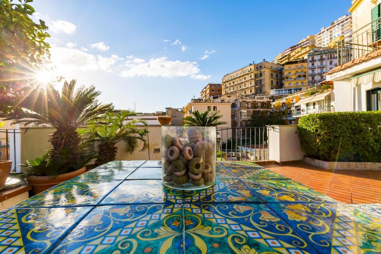 Villa Paola - Hidden Panoramic Garden And Terraces By Napoliapartments Exterior foto